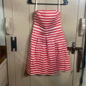 GAP NWT strapless, striped dress, size 4